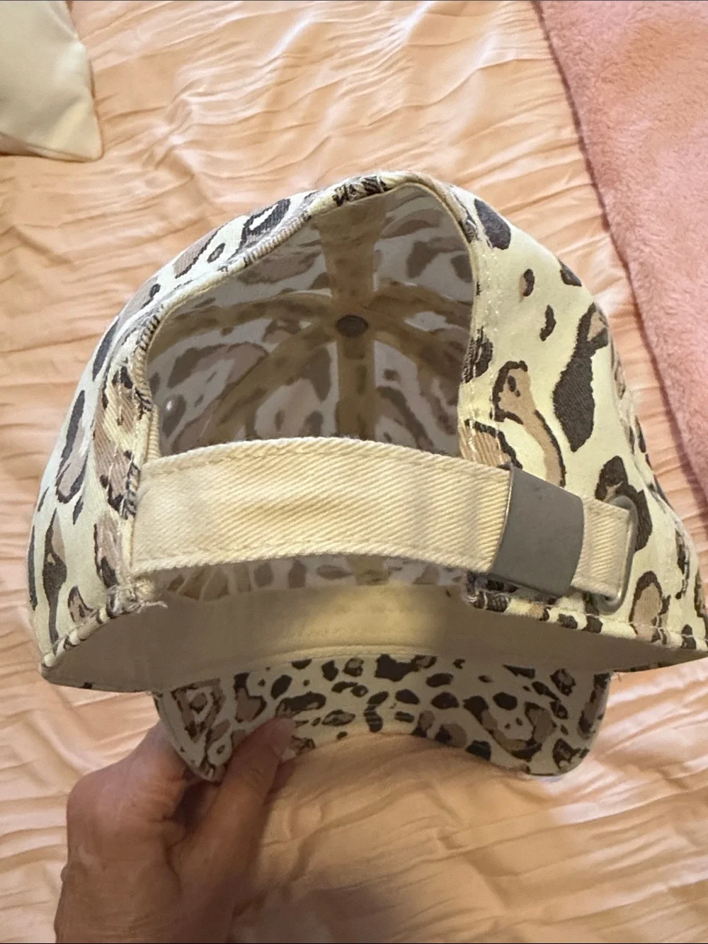 aerie Leopard Print Baseball Cap in Beige, Brown, Black